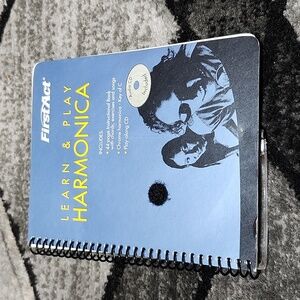 FIRSTACT LEARN & PLAY HARMONICA INSTRUCTIONS BOOK & PLAY-ALONG CD